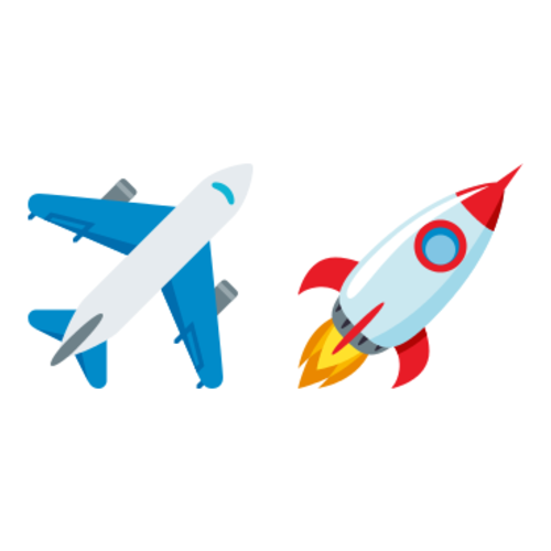 ✈🚀 Emoji Domain EmojiOne rendering